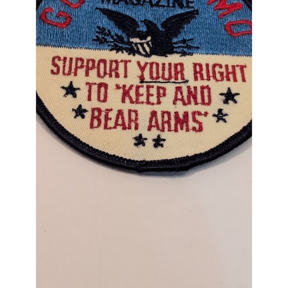 Vintage Guns & Ammo Magazine Patch – “Support Your Right to Keep and Bear Arms” - Picture 11 of 12